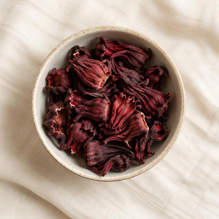 Dried Egyptian hibiscus for export