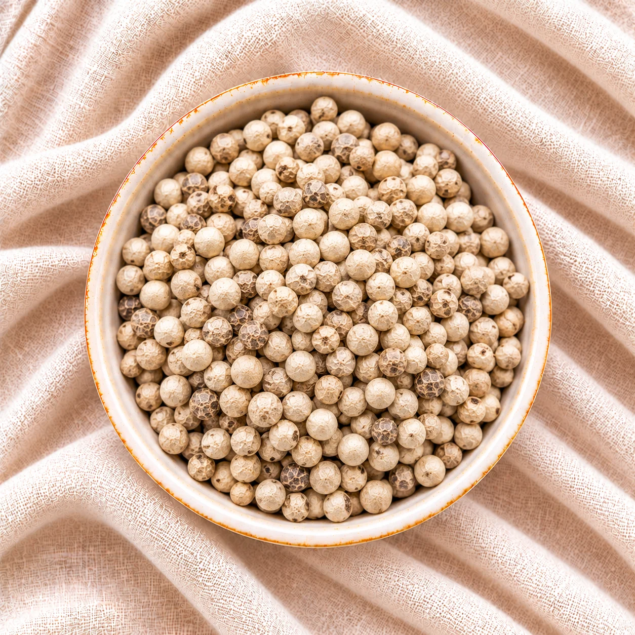 Dried Egyptian white pepper for export